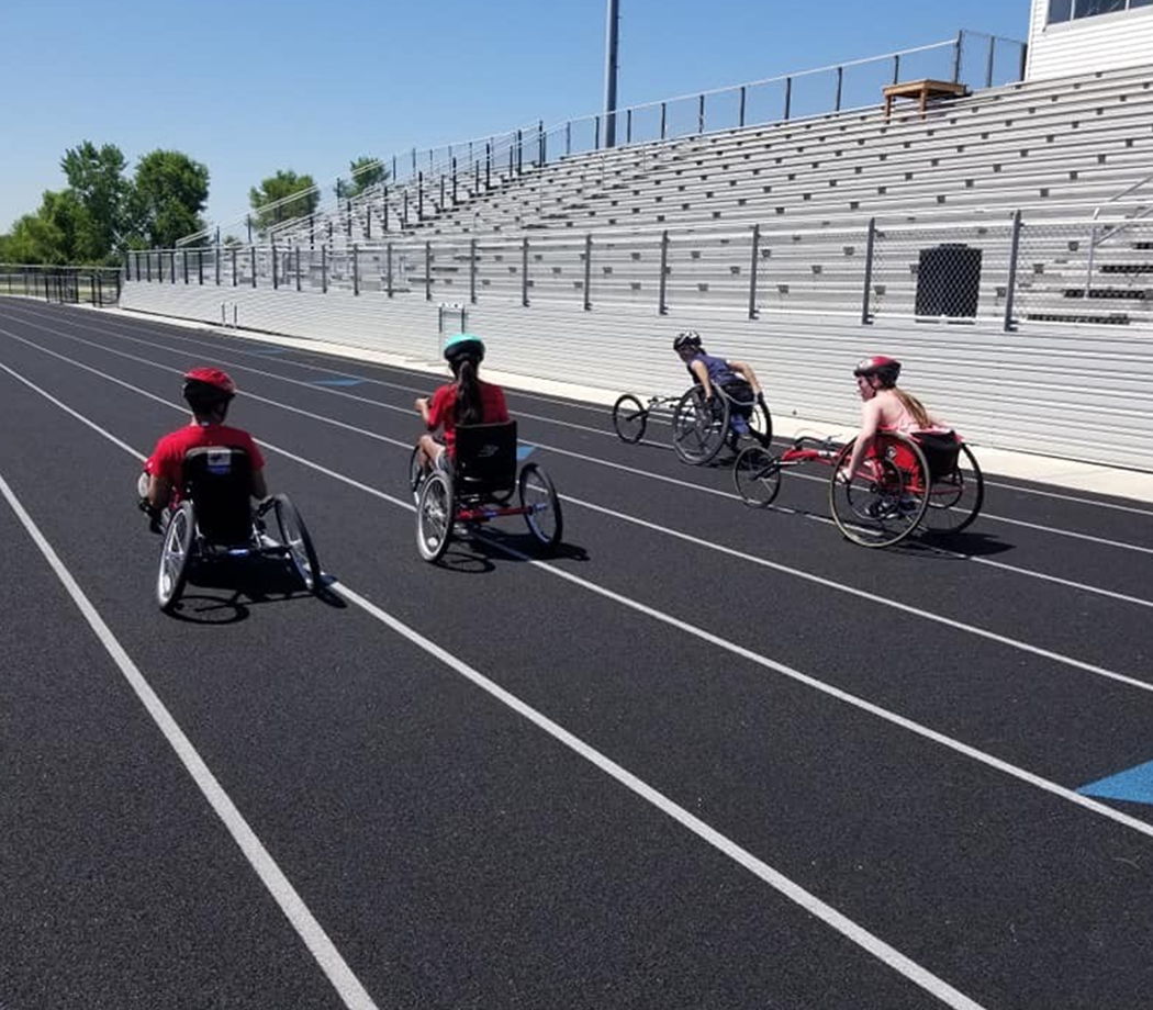Quality of Life Grantee for wheelchair track