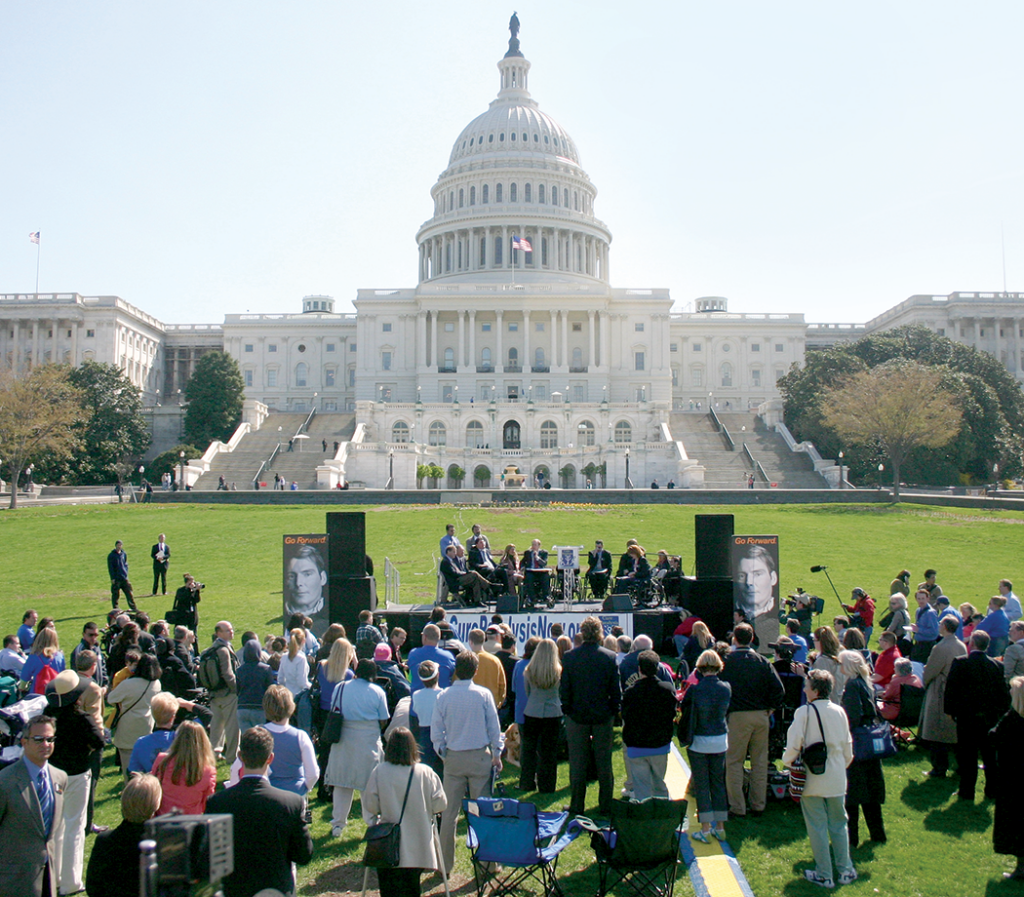 Reeve Foundation at the United States Capital