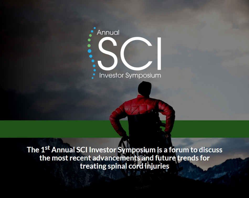 The 1st Annual SCI Investor Symposium is a forum to discuss the most recent advancements and future trends for treating spinal cord injuries