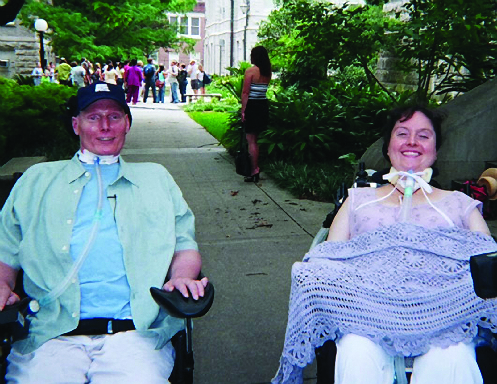 Christopher Reeve and Brooke Ellison